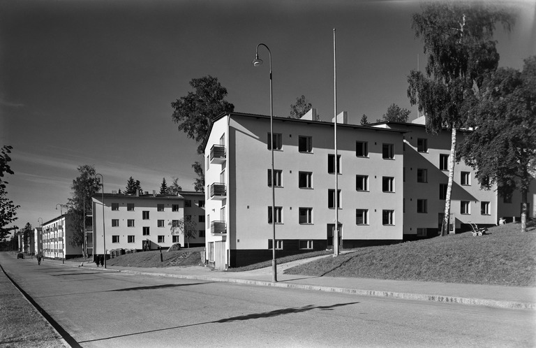 Olympiakylä valmistui Käpylään 1940. (A. Pietinen Oy / Helsingin kaupunginmuseo)