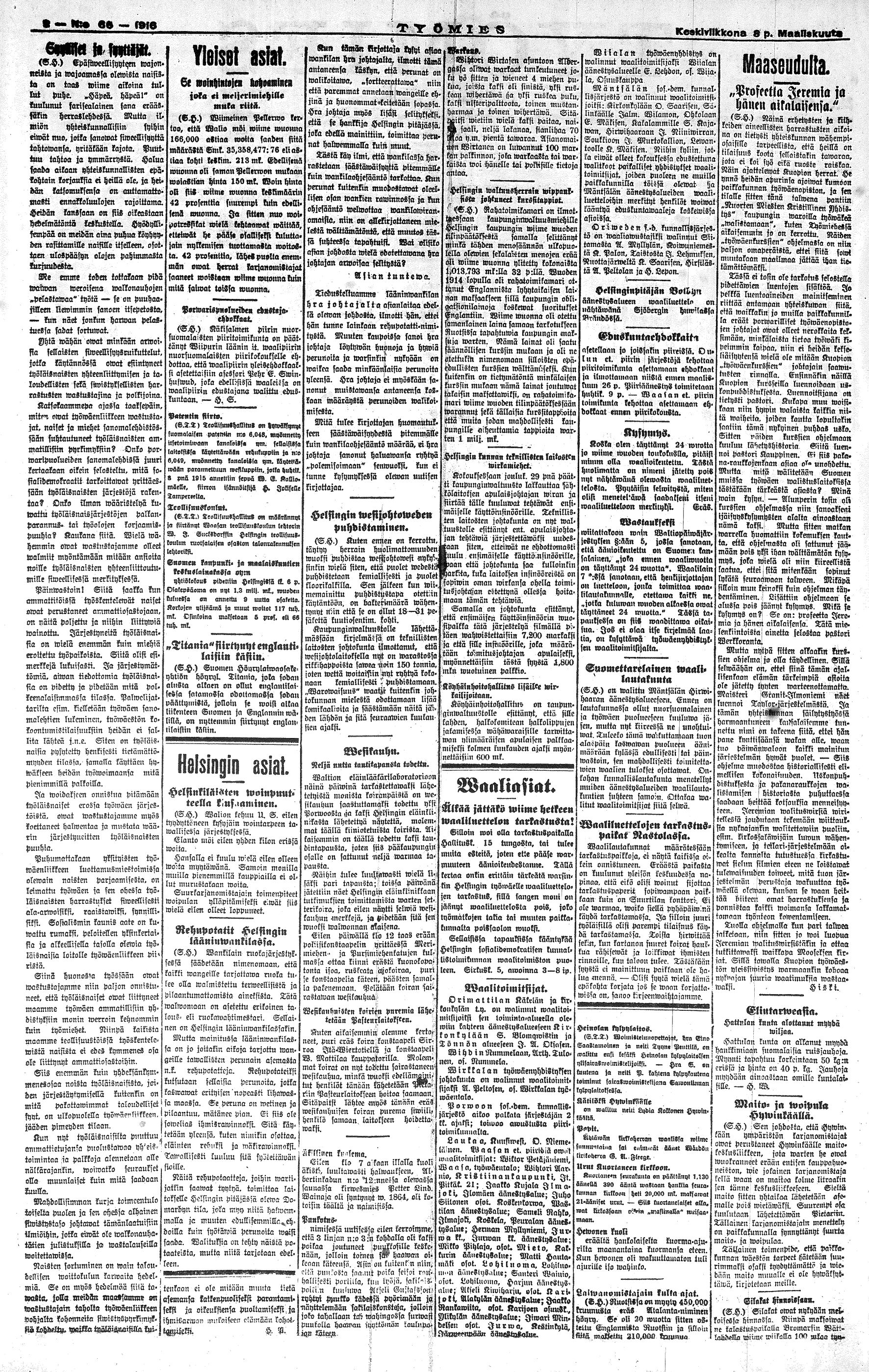 Poliittisen lehdistön kultakausi alkoi vuoden 1905 suurlakosta – Svinhuvfud